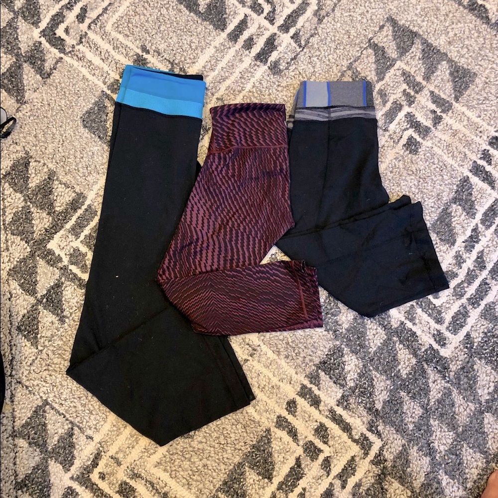 Lululemon lot of leggings.